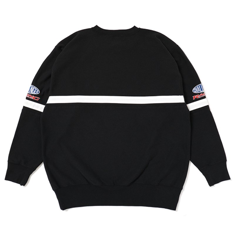 画像2: CHALLENGER/CMC RACING SWEAT（BLACK）［クルーネックスウェット-23秋冬］