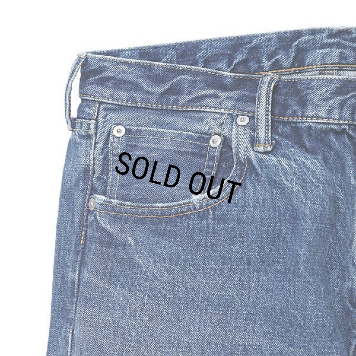 画像5: CHALLENGER/WASHED DENIM PANTS（WASHED INDIGO）［ウォッシュドデニムパンツ-23秋冬］ (5)