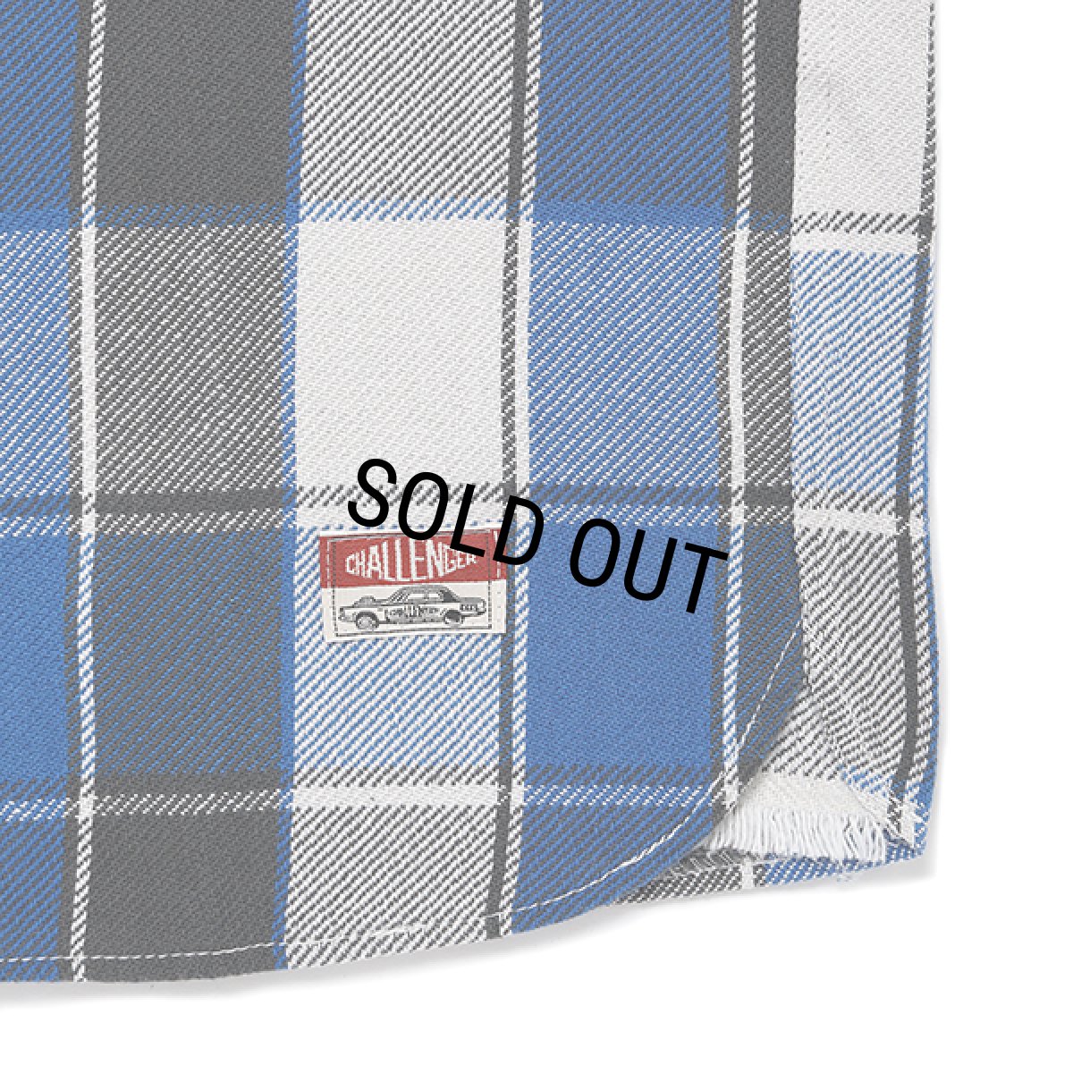画像5: CHALLENGER/L/S BIG CHECK SHIRT（BLUE）［ビッグチェックシャツ-23秋冬］ (5)