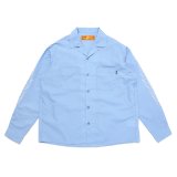 CHALLENGER/L/S FIRE WORK SHIRT（SAX BLUE）［ファイヤーワークシャツ-23秋冬］