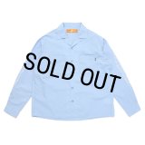 CHALLENGER/L/S FIRE WORK SHIRT（SAX BLUE）［ファイヤーワークシャツ-23秋冬］