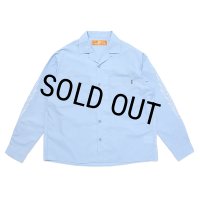 CHALLENGER/L/S FIRE WORK SHIRT（SAX BLUE）［ファイヤーワークシャツ-23秋冬］