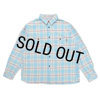 CHALLENGER/L/S CHECK SHRIT（BLUE）［チェックシャツ-23秋冬］ - JONAS