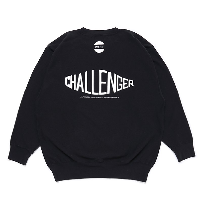 画像2: CHALLENGER/CMC TECH C/N SWEAT（BLACK）［クルーネックスウェット-23秋冬］