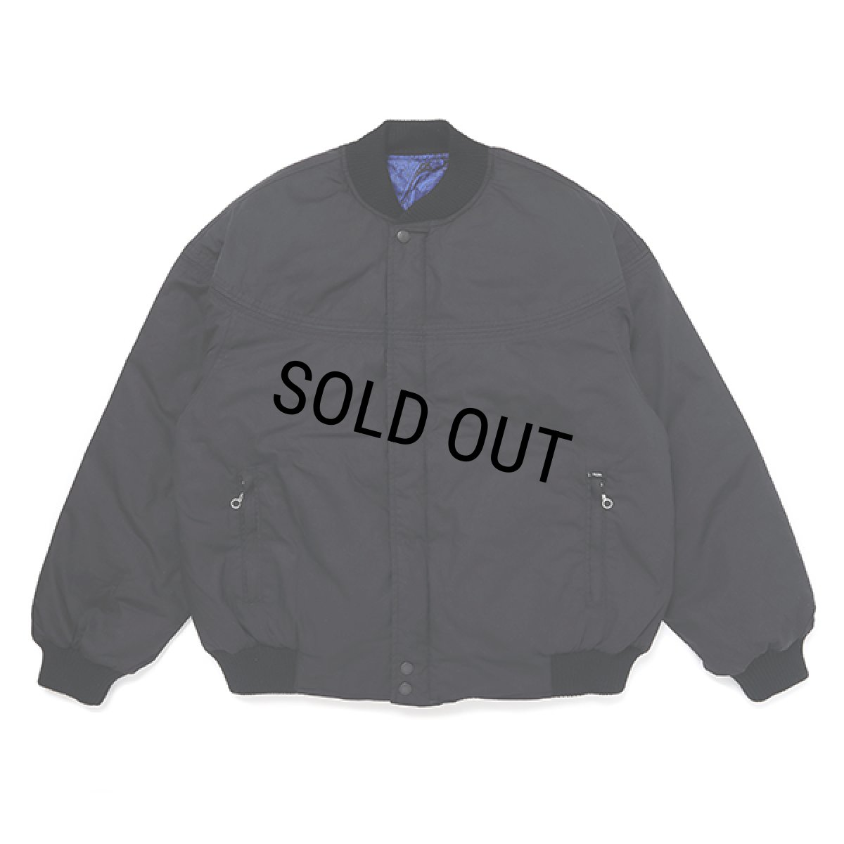 画像1: CHALLENGER/REVERSIBLE DERBY DOWN JACKET（BLACK/NAVY）［リバーシブルダービーダウンJKT-23秋冬］ (1)