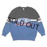 CHALLENGER/CMC RACING SWEAT（BLUE/BLACK）［クルーネックスウェット-23秋冬］