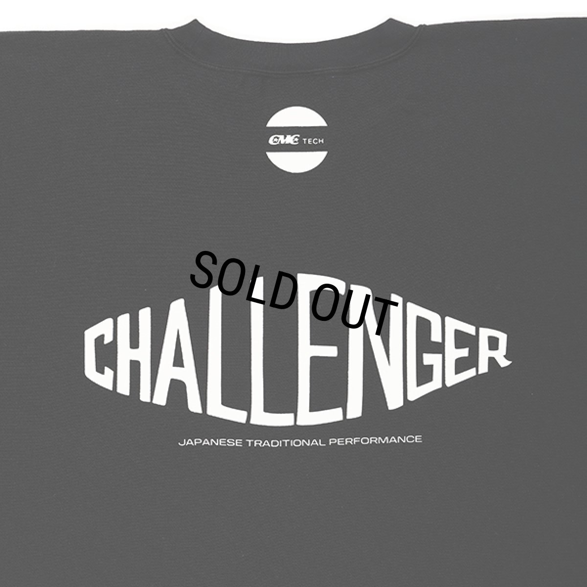 画像4: CHALLENGER/CMC TECH C/N SWEAT（BLACK）［クルーネックスウェット-23秋冬］ (4)