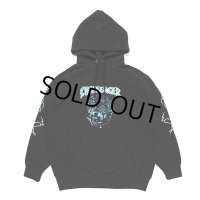 CHALLENGER/THUNDER WOLF HOODIE（BLACK）［プルオーバーパーカー-23秋冬］