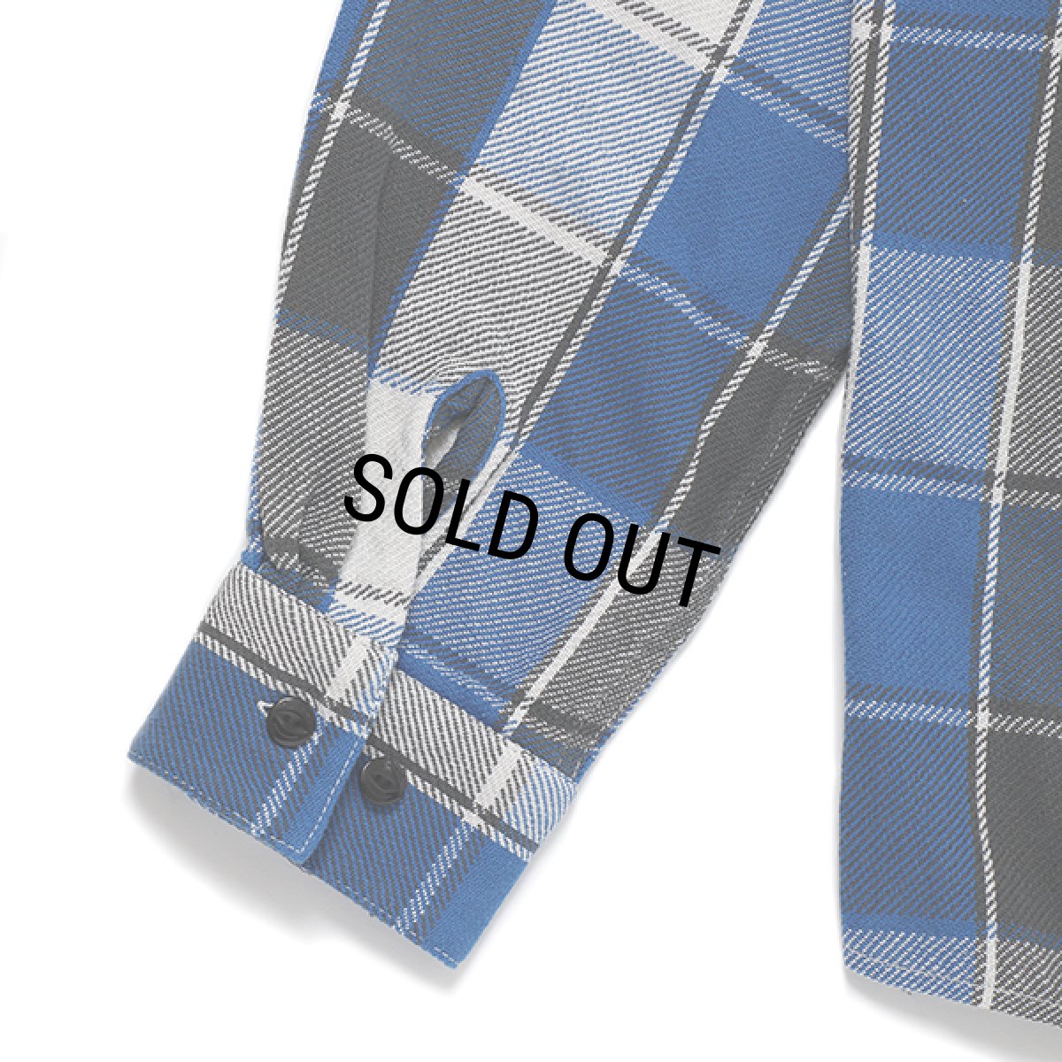 画像6: CHALLENGER/L/S BIG CHECK SHIRT（BLUE）［ビッグチェックシャツ-23秋冬］ (6)