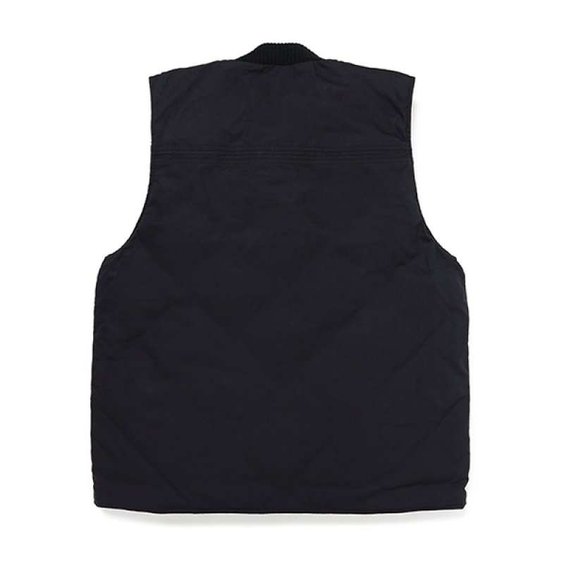 画像3: CHALLENGER/DERBY DOWN VEST（BLACK/NAVY）［ダービーダウンベスト-23秋冬］