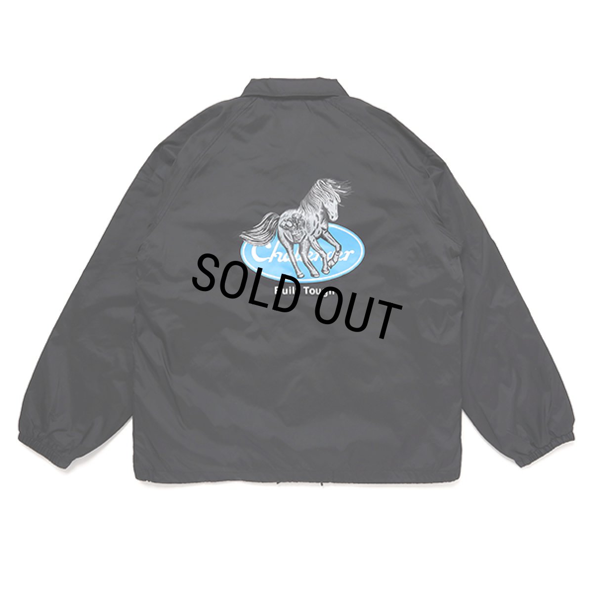 画像1: CHALLENGER/IRON HORSE COACH JACKET（BLACK）［アイアンホースコーチJKT-23秋冬］ (1)