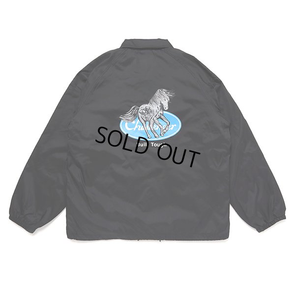 画像1: CHALLENGER/IRON HORSE COACH JACKET（BLACK）［アイアンホースコーチJKT-23秋冬］