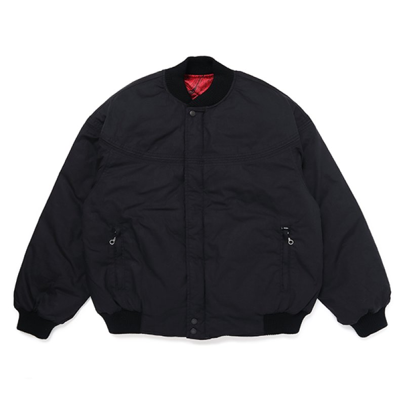 画像1: CHALLENGER/REVERSIBLE DERBY DOWN JACKET（BLACK/RED）［リバーシブルダービーダウンJKT-23秋冬］