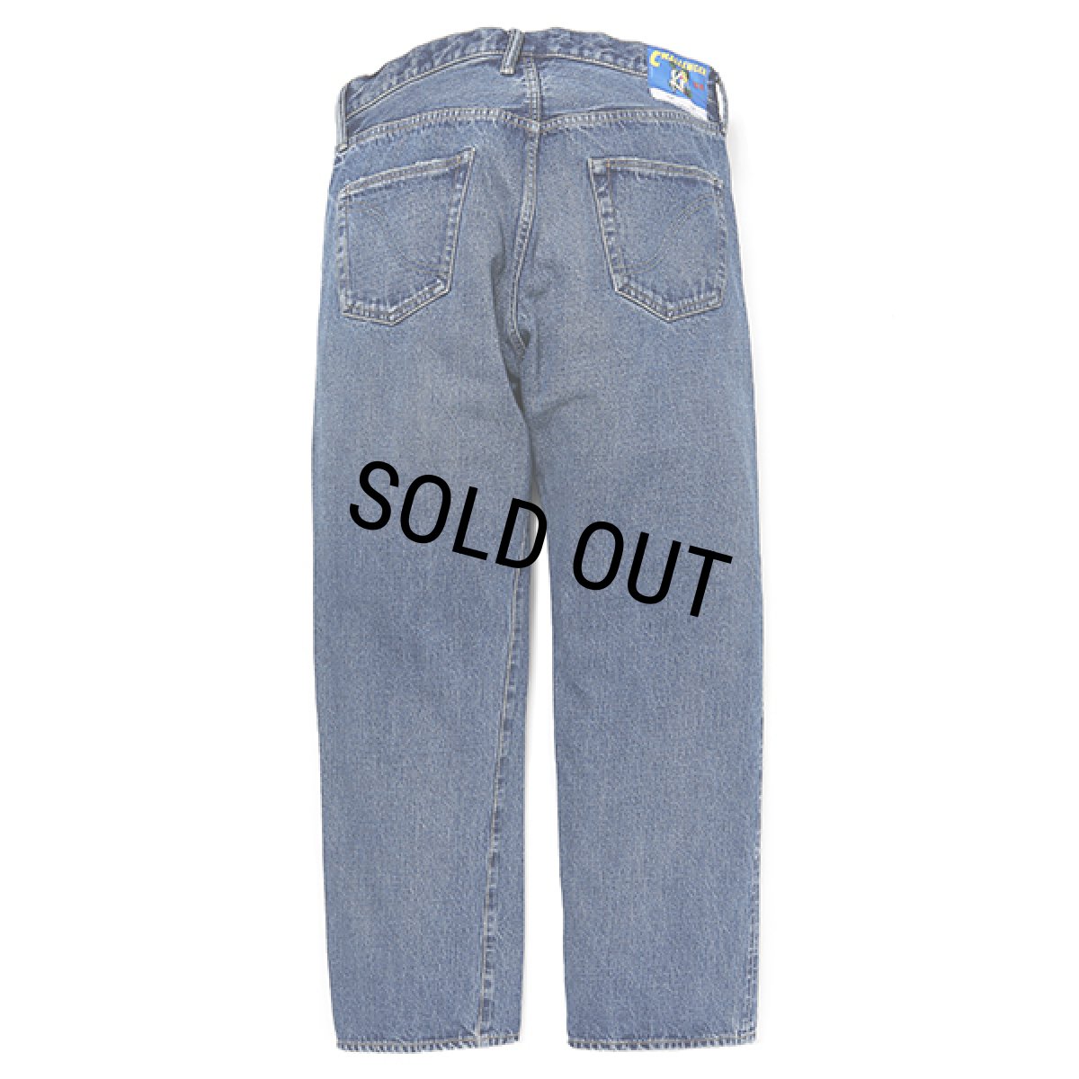 画像2: CHALLENGER/WASHED DENIM PANTS（WASHED INDIGO）［ウォッシュドデニムパンツ-23秋冬］ (2)