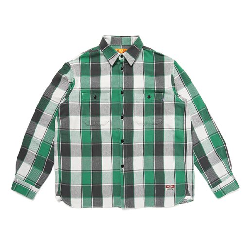 他の写真1: CHALLENGER/L/S BIG CHECK SHIRT（GREEN）［ビッグチェックシャツ-23秋冬］