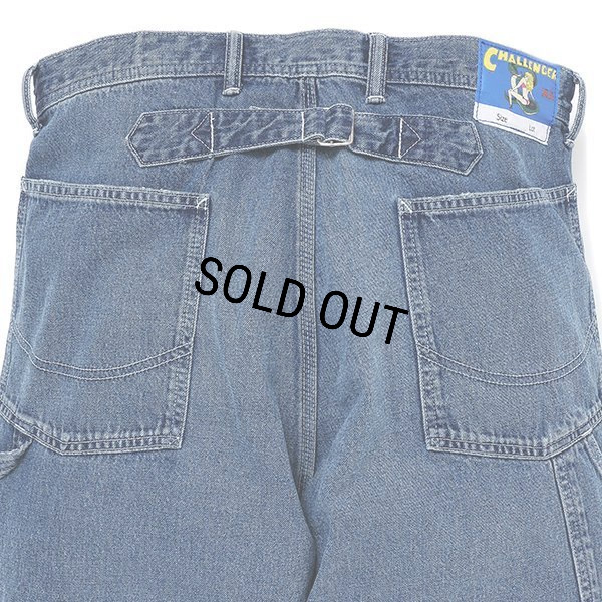 画像6: CHALLENGER/WASHED PAINTER PANTS（WASHED INDIGO）［ウォッシュドペインターパンツ-23秋冬］ (6)