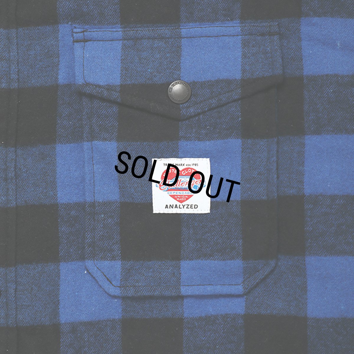 画像5: CHALLENGER/BUFFALO CHECK LINING SHIRT（NAVY/BLACK）［バッファローチェックライニングシャツ-23秋冬］ (5)