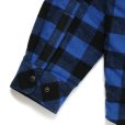 画像6: CHALLENGER/BUFFALO CHECK LINING SHIRT（NAVY/BLACK）［バッファローチェックライニングシャツ-23秋冬］