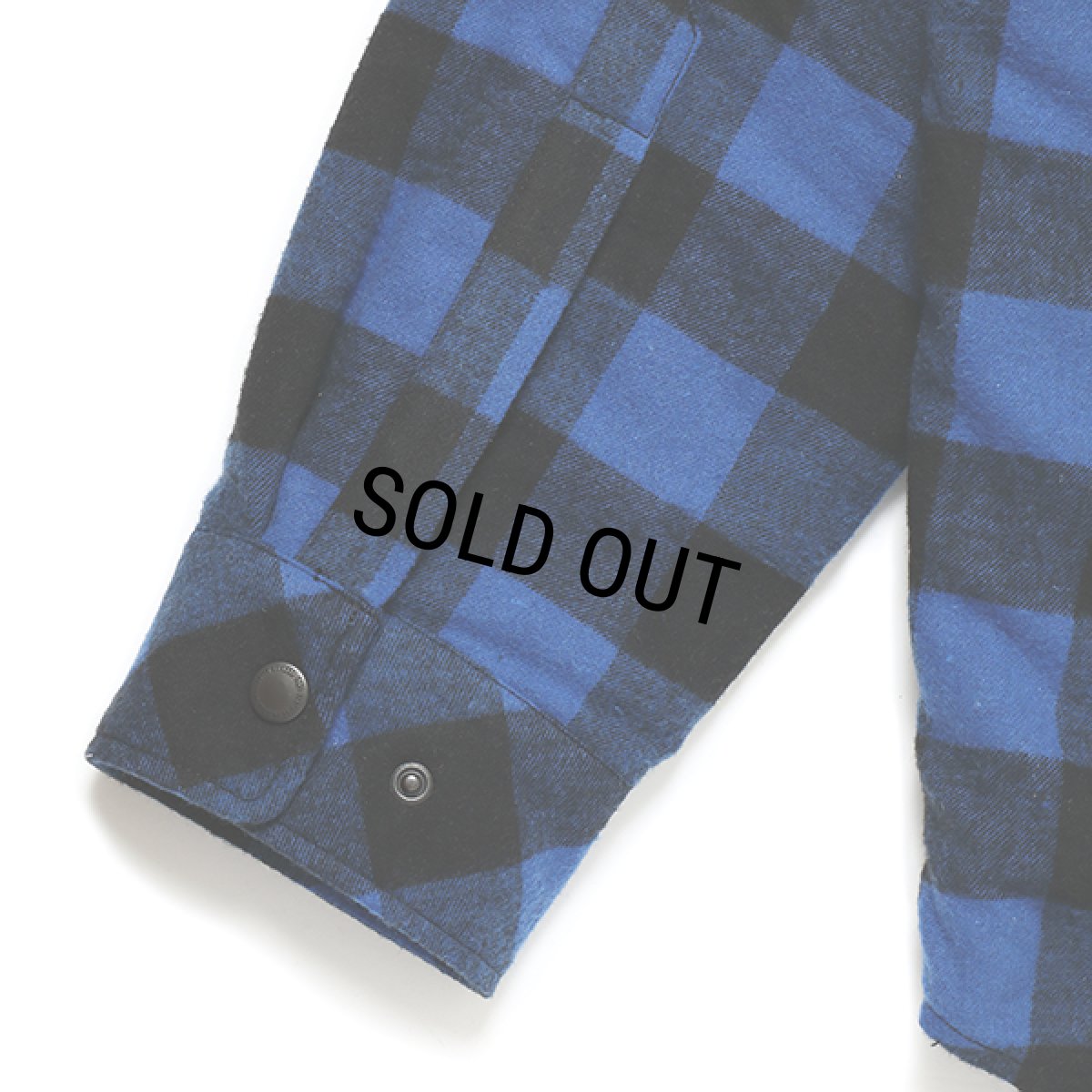 画像6: CHALLENGER/BUFFALO CHECK LINING SHIRT（NAVY/BLACK）［バッファローチェックライニングシャツ-23秋冬］ (6)