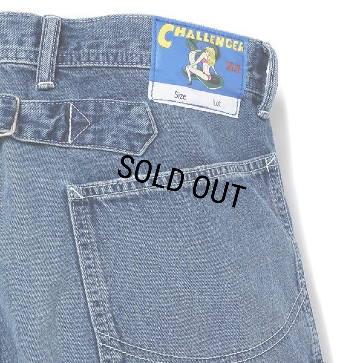 画像8: CHALLENGER/WASHED PAINTER PANTS（WASHED INDIGO）［ウォッシュドペインターパンツ-23秋冬］ (8)