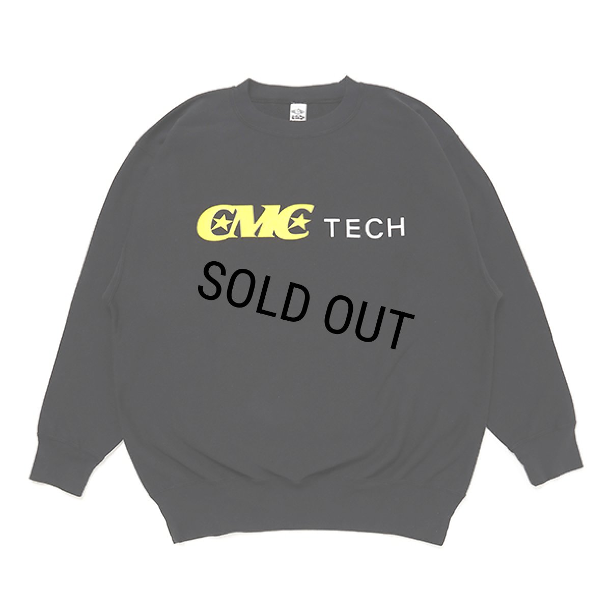画像2: CHALLENGER/CMC TECH C/N SWEAT（BLACK）［クルーネックスウェット-23秋冬］ (2)