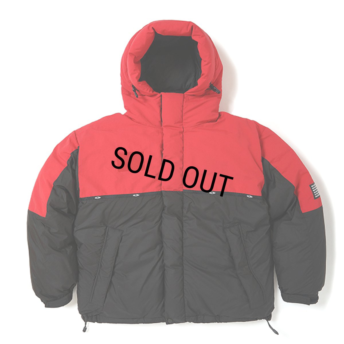 画像2: CHALLENGER/FIELD DOWN JACKET（RED/BLACK）［フィールドダウンJKT-23秋冬］ (2)