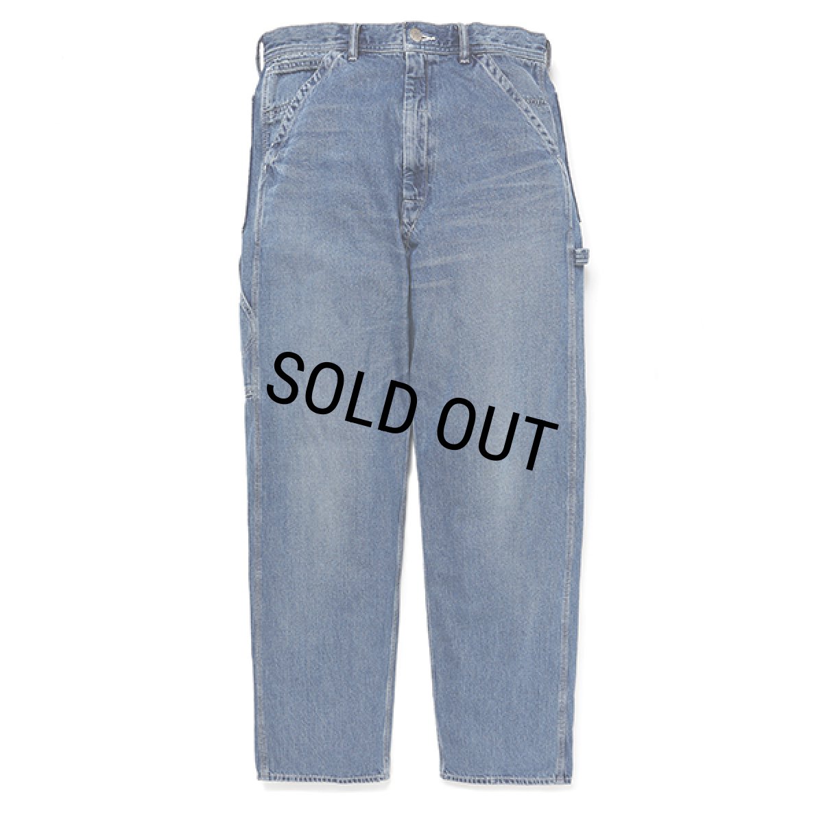 画像1: CHALLENGER/WASHED PAINTER PANTS（WASHED INDIGO）［ウォッシュドペインターパンツ-23秋冬］ (1)