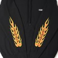 画像3: CHALLENGER/FLAMES HOODIE（BLACK）［プルオーバーパーカー-23秋冬］