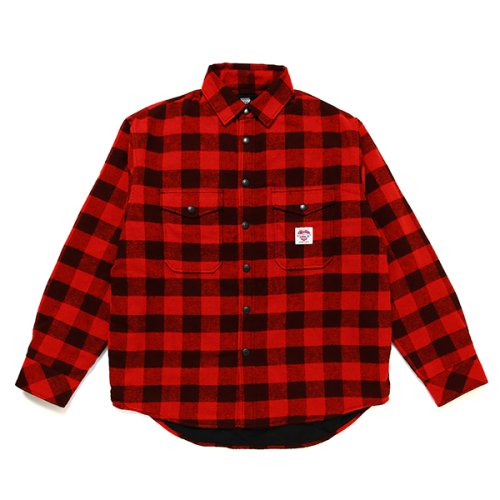 他の写真1: CHALLENGER/BUFFALO CHECK LINING SHIRT（RED/BLACK）［バッファローチェックライニングシャツ-23秋冬］