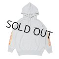 CHALLENGER/FLAMES HOODIE（HEATHER GRAY）［プルオーバーパーカー-23秋冬］