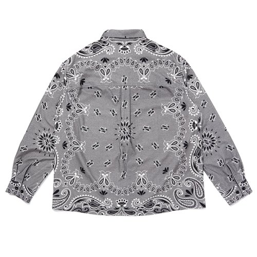 他の写真2: CHALLENGER/L/S BANDANA NEL SHIRT（GRAY）［バンダナネルシャツ-23秋冬］