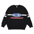 画像1: CHALLENGER/CMC RACING SWEAT（BLACK）［クルーネックスウェット-23秋冬］ (1)