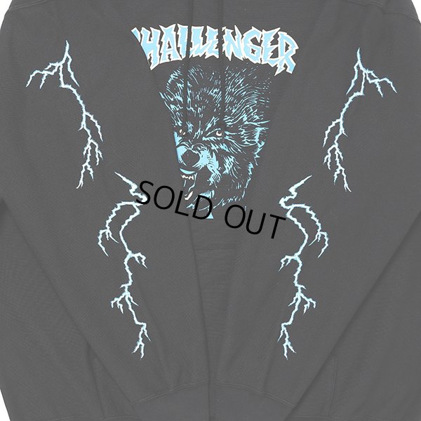 画像4: CHALLENGER/THUNDER WOLF HOODIE（BLACK）［プルオーバーパーカー-23秋冬］