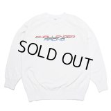 CHALLENGER/RACING LOGO C/N SWEAT（WHITE）［クルーネックスウェット-23秋冬］