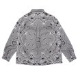 画像2: CHALLENGER/L/S BANDANA NEL SHIRT（GRAY）［バンダナネルシャツ-23秋冬］ (2)