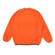 画像2: CHALLENGER/C/N END WAR FLEECE（ORANGE）［フリースクルーネック-23秋冬］ (2)