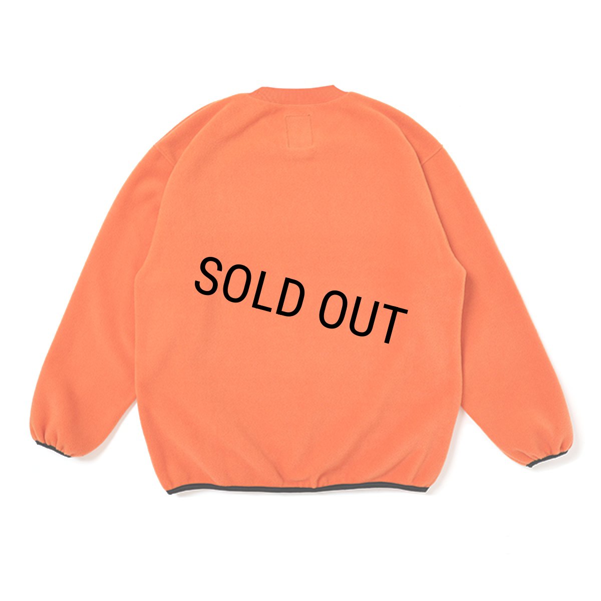 画像2: CHALLENGER/C/N END WAR FLEECE（ORANGE）［フリースクルーネック-23秋冬］ (2)