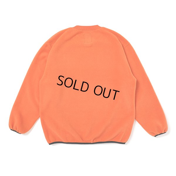 画像2: CHALLENGER/C/N END WAR FLEECE（ORANGE）［フリースクルーネック-23秋冬］
