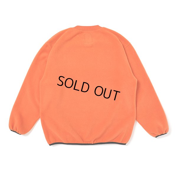 画像2: CHALLENGER/C/N END WAR FLEECE（ORANGE）［フリースクルーネック-23秋冬］