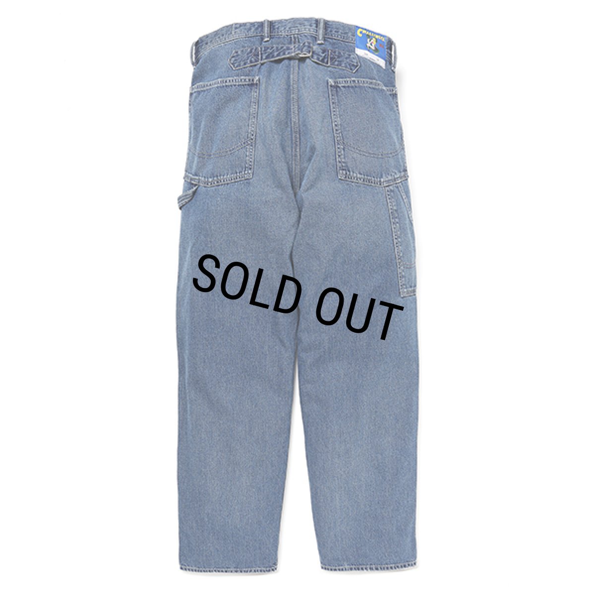 画像2: CHALLENGER/WASHED PAINTER PANTS（WASHED INDIGO）［ウォッシュドペインターパンツ-23秋冬］ (2)