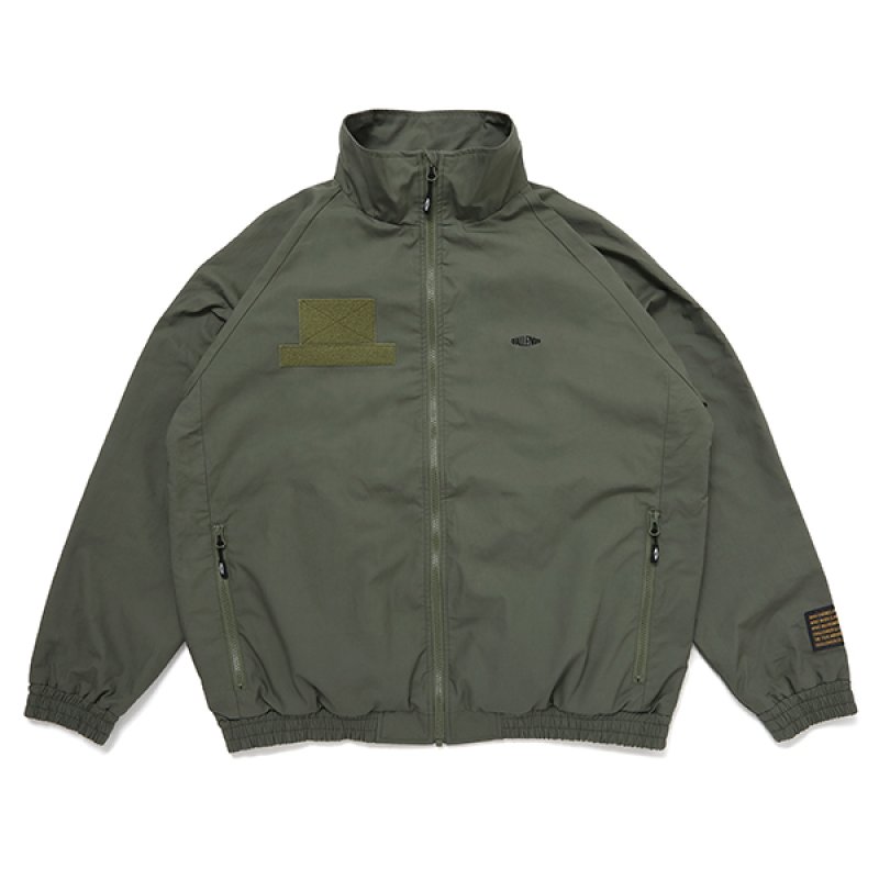 画像1: CHALLENGER/MILITARY WARM UP JACKET（OLIVE）［ミリタリーウォームアップJKT-23秋冬］