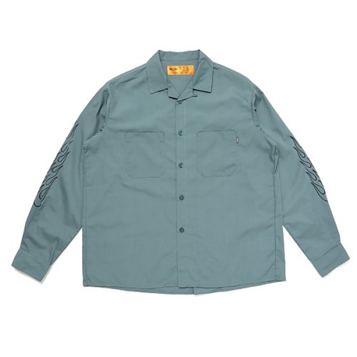 他の写真1: CHALLENGER/L/S FIRE WORK SHIRT（DARK GREEN）［ファイヤーワークシャツ-23秋冬］