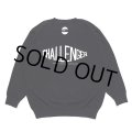 CHALLENGER/CMC TECH C/N SWEAT（BLACK）［クルーネックスウェット-23秋冬］