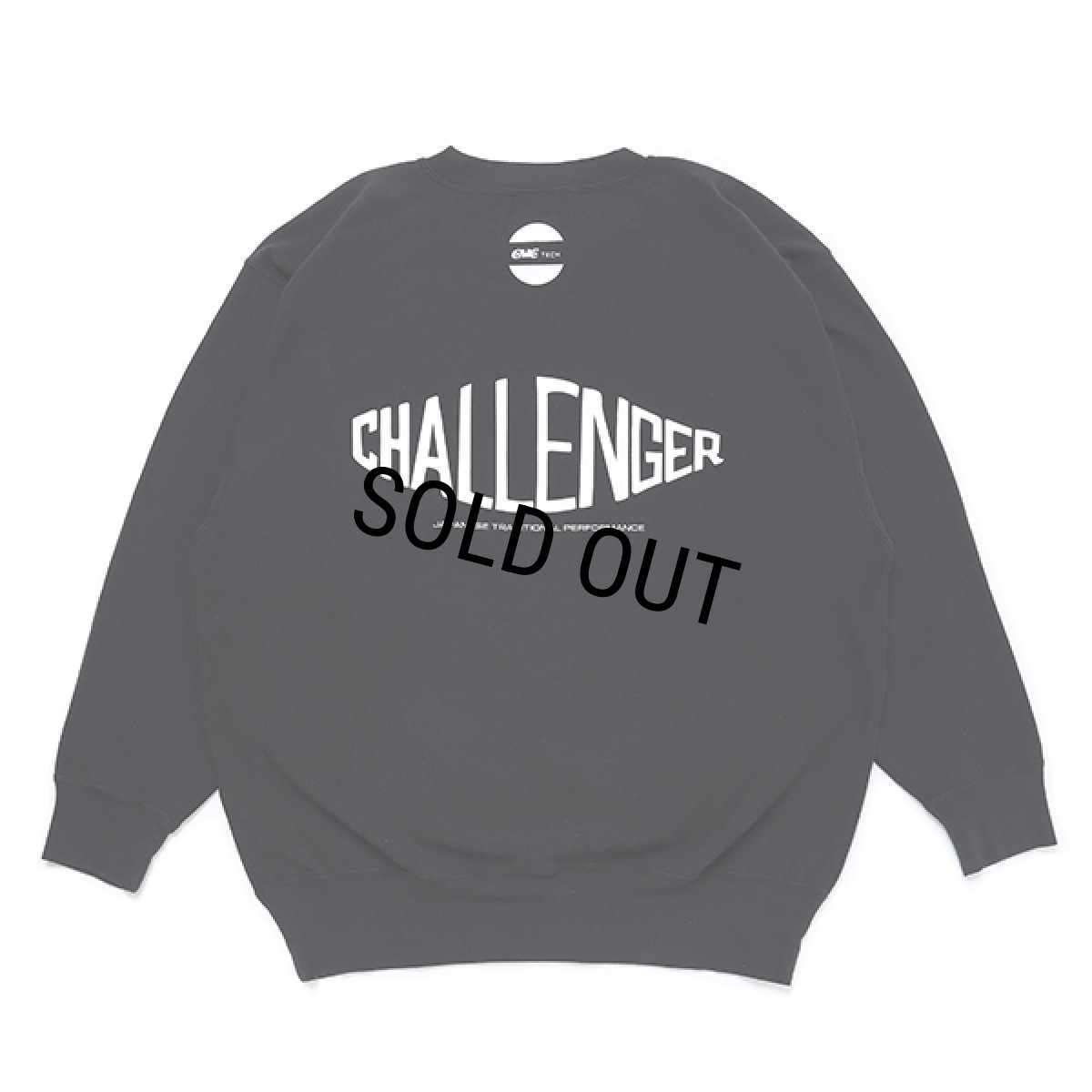 画像1: CHALLENGER/CMC TECH C/N SWEAT（BLACK）［クルーネックスウェット-23秋冬］ (1)