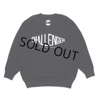CHALLENGER/CMC TECH C/N SWEAT（BLACK）［クルーネックスウェット-23秋冬］
