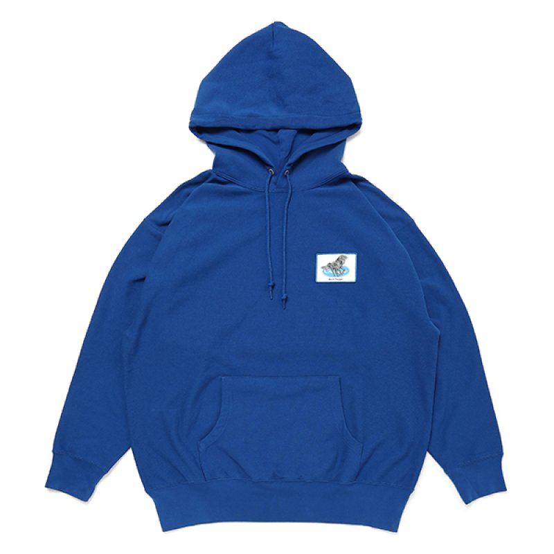 画像1: CHALLENGER/IRON HORSE HOODIE（BLUE）［プルオーバーパーカー-23秋冬］