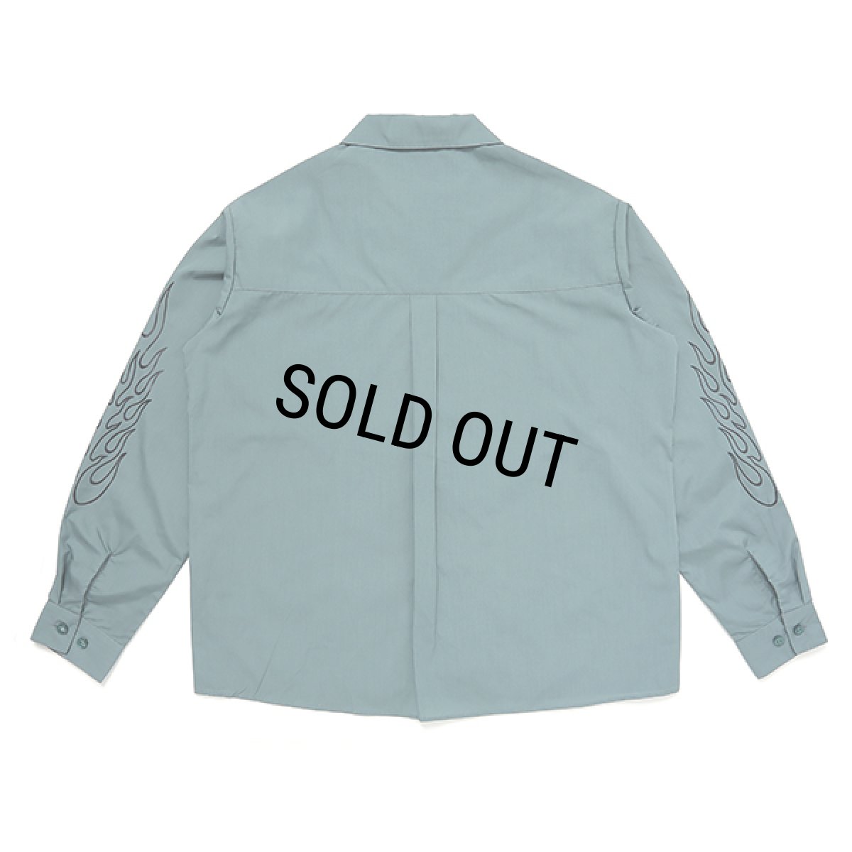 画像2: CHALLENGER/L/S FIRE WORK SHIRT（DARK GREEN）［ファイヤーワークシャツ-23秋冬］ (2)