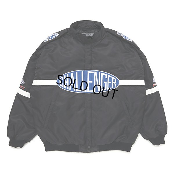 画像1: CHALLENGER/CMC RACING JACKET（BLACK）［レーシングJKT-23秋冬］