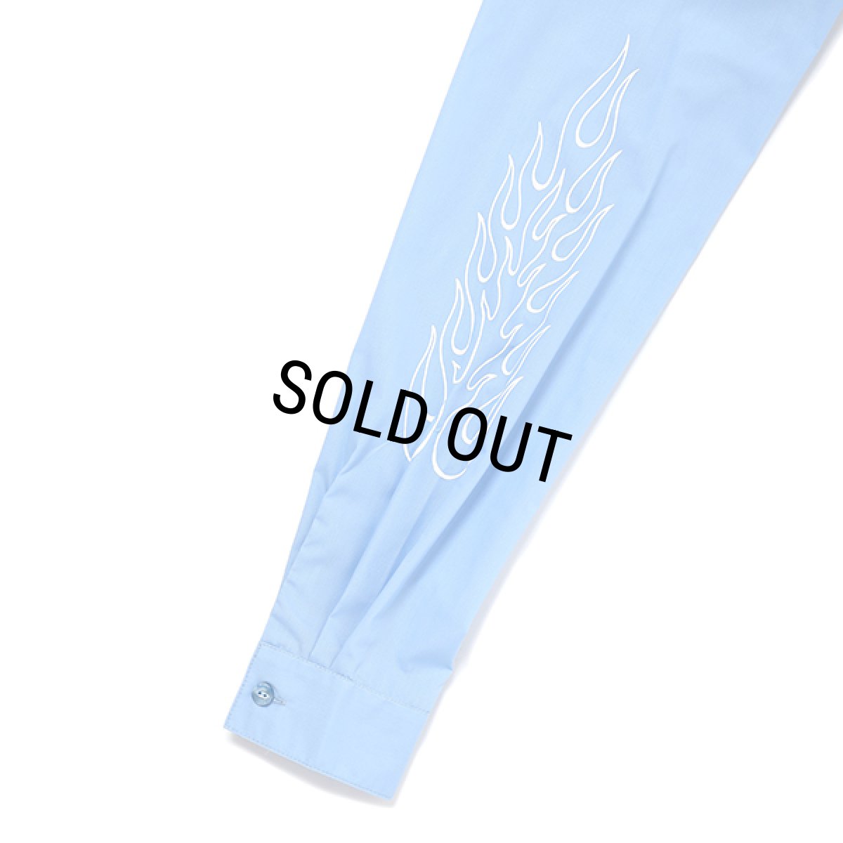 画像3: CHALLENGER/L/S FIRE WORK SHIRT（SAX BLUE）［ファイヤーワークシャツ-23秋冬］ (3)