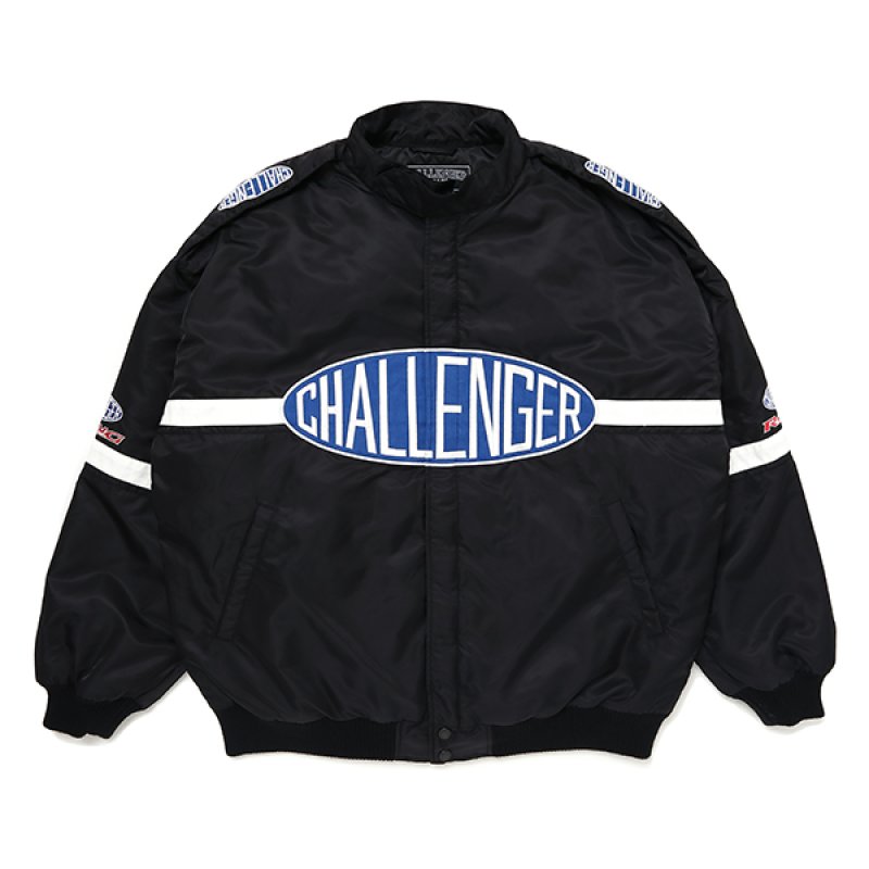 画像1: CHALLENGER/CMC RACING JACKET（BLACK）［レーシングJKT-23秋冬］
